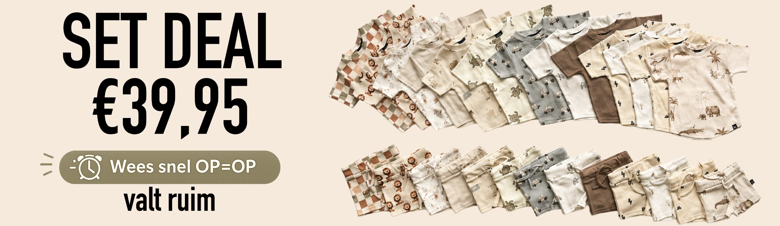 Rib jersey sets 