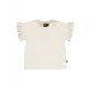 Butterfly t-shirt irregular champagne