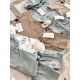 Short with pockets rib jersey beige