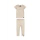 Outfit set lace rib