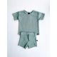 Rib jersey t-shirt green