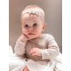 Tutu romper pointelle beige