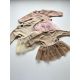 Tutu romper pointelle beige