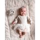 Tutu romper pointelle beige