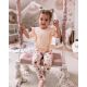 Legging flowers elle cream