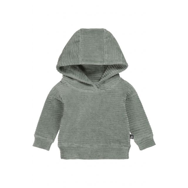 Corduroy capuchon sweater (petrol)