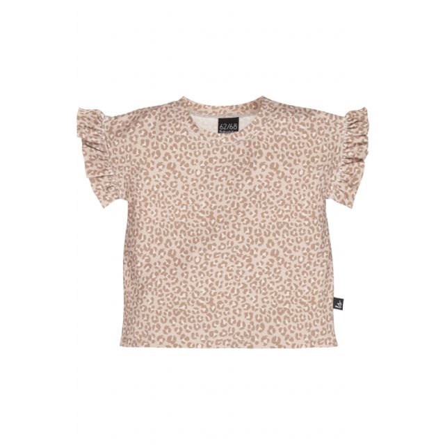 Butterfly t-shirt leopard spots small