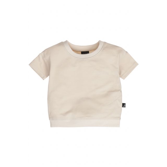 Loose fit t-shirt soft beige