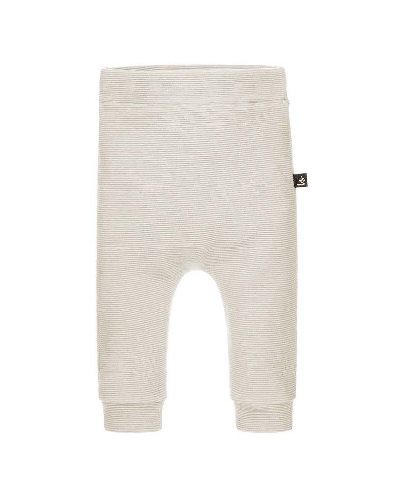 Rib baggy broekje sand