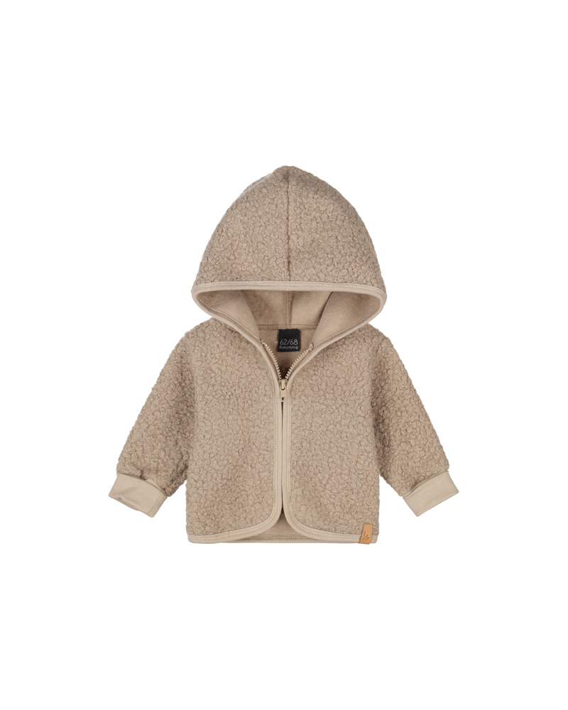 Boucle capuchon vest (beige)
