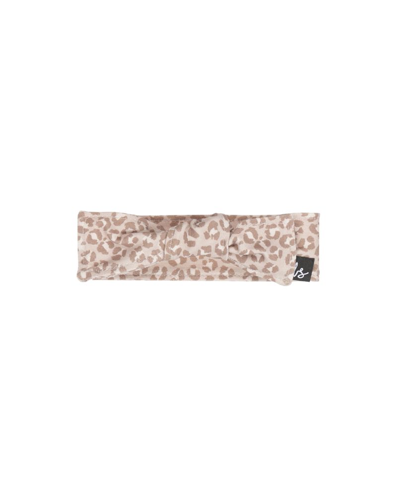 Haarbandje leopard spots small