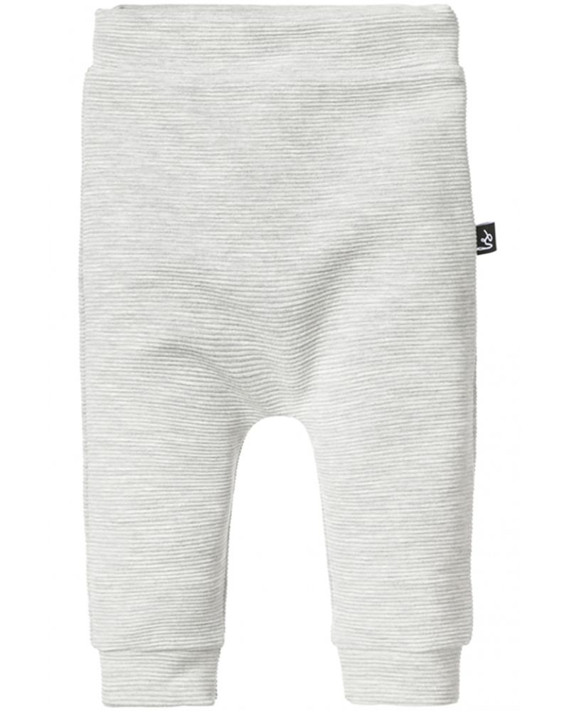 Rib baggy broekje grijs