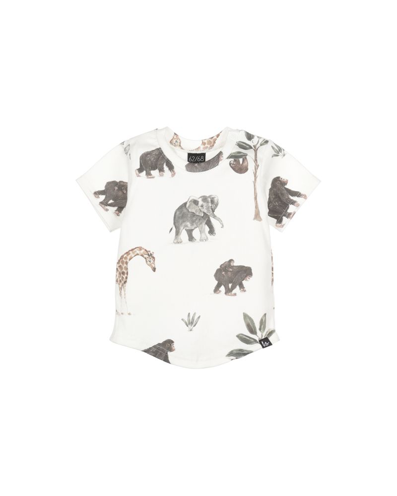 Rib jersey t-shirt jungle