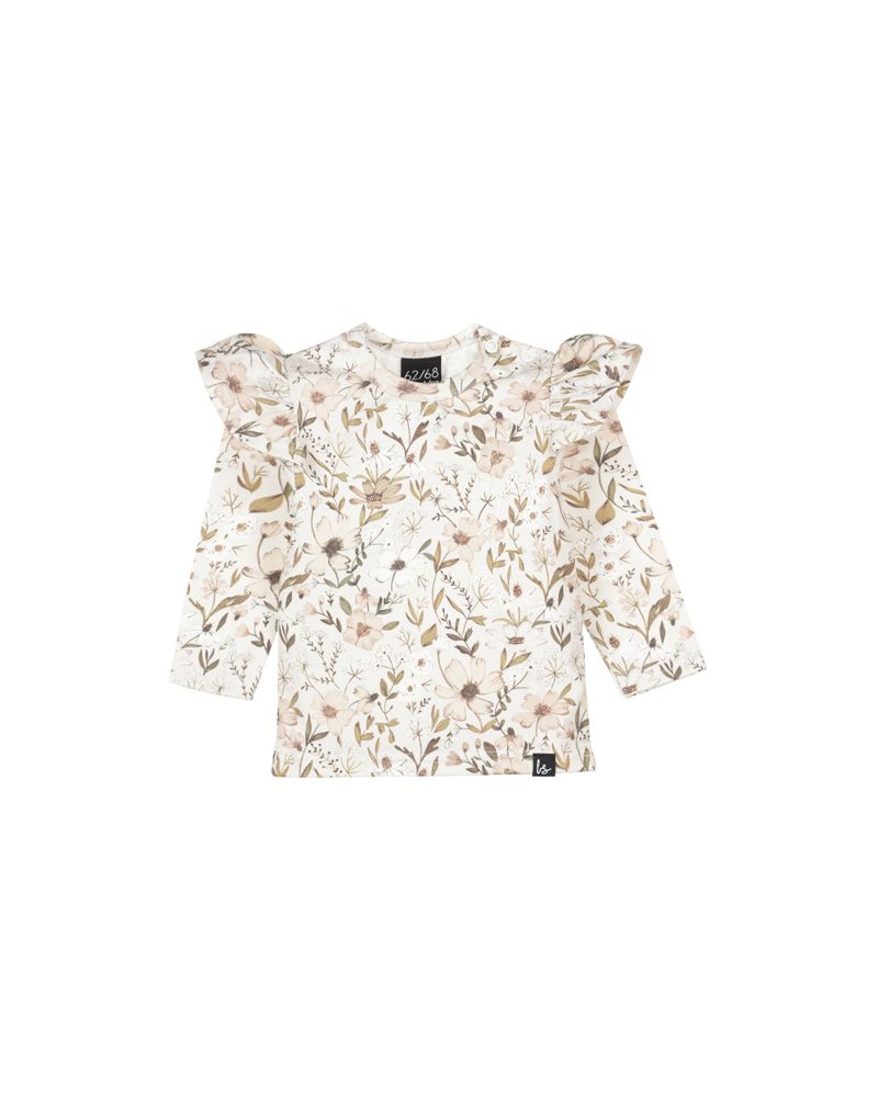 Ruffle longsleeve vintage bloom