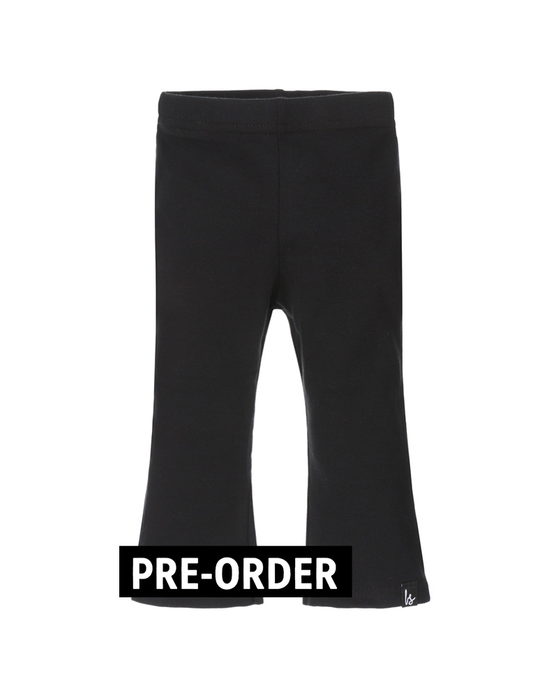 Flared pants zwart