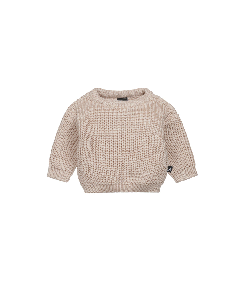 Knitted sweater (dusty sand)