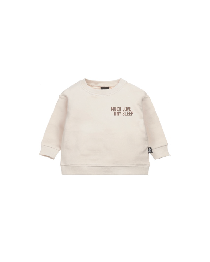 Sweater less sleep (borduusel) sand