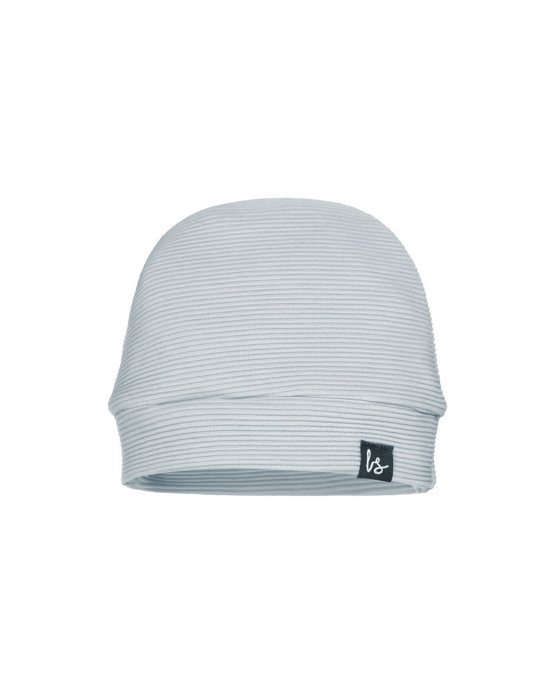 Rib mutsje (grey blue)