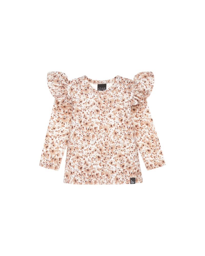 Ruffle longsleeve dahlia