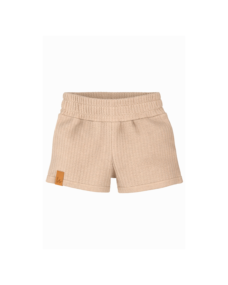 Soft wafel short soft brown